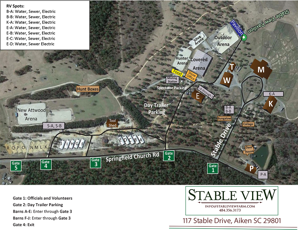 Stable View Facility Map